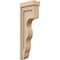 Ekena Millwork 4"W x 8"D x 24"H Thin Highland Rough Cedar Woodgrain TimberThane Corbel, Primed Tan CORUR04X08X24HLDRCPR - alternate 1